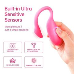 Magic Motion - Flamingo Max Vibrating Bullet App Controlled Pink-thumb-10