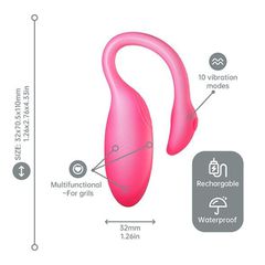 Magic Motion - Flamingo Max Vibrating Bullet App Controlled Pink-thumb-5