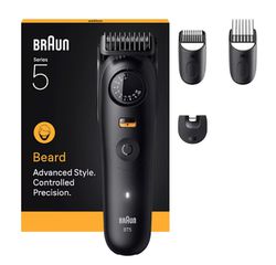 Braun BeardTrimmer 9 BT5520 Επαναφορτιζόμενη Κουρευτική Μηχανή Μαύρη
