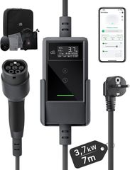dé Type 2 Charging Cable Schuko with App 3.7 kW