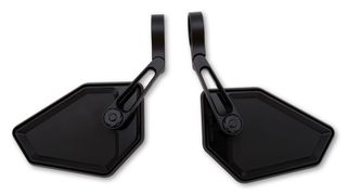 Highsider Pro Bar End Mirror Nova-Race Black (Pair)