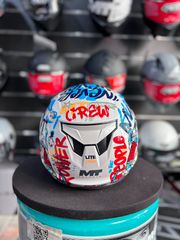 Κράνος MT Lite Crew Junior A5 άσπρο gloss-thumb-3