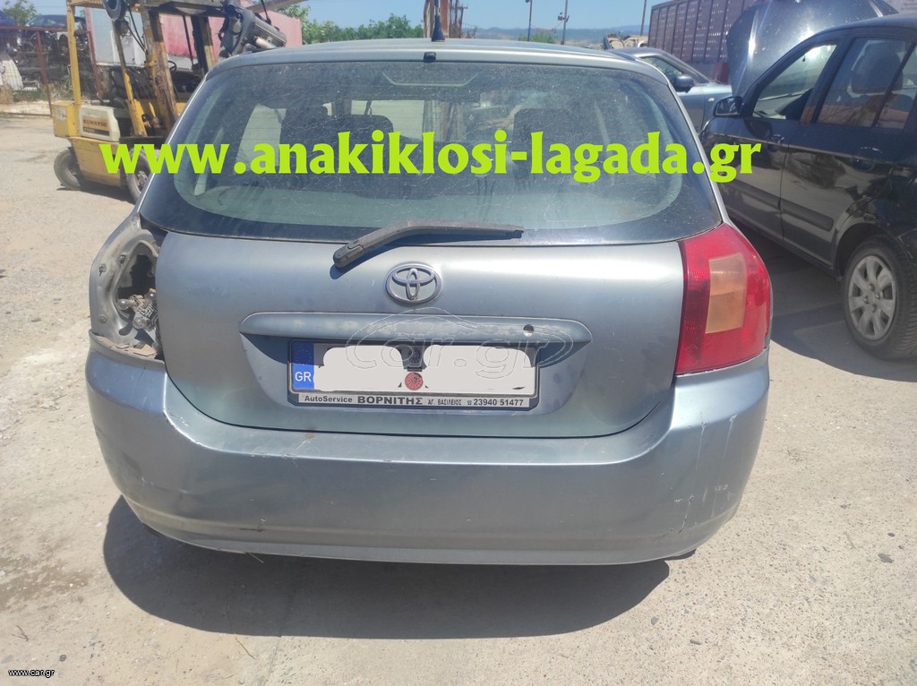 TOYOTA COROLLA 1.4 ΜΕ ΤΥΠΟ (4ZZ) ΓΙΑ ΑΝΤΑΛΛΑΚΤΙΚΑ || www.anakiklosi-lagada.gr