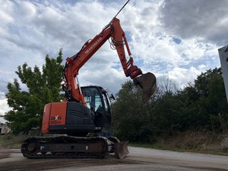Εκσκαφάκι (διαβολάκι) Hitachi 2015 ZX85-US-5A *8200kg*COMPACT/1ο ΧΕΡΙ/ΕΞΑΙΡΕΤΙΚΗ ΚΑΤΑΣΤΑΣΗ.-thumb-4