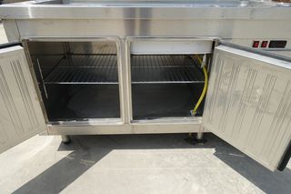 Μεταχειρισμενο Επαγγελματικό Ψυχόμενο Salad Bar INOX με Ψυγείο & Πάγκο Προετοιμασίας 400e+ ΦΠΑ-thumb-17