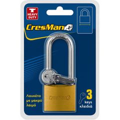 ΛΟΥΚΕΤΟ ΜΑΚΡΥΛΑΙΜΟ ΧΡΥΣΟ 32mm CRESMAN 13259