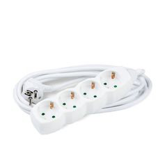 Technik Πολύπριζο 4 Θέσεων 1,5mm2 Λευκό 3m