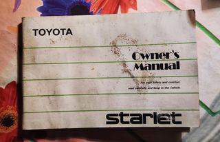 Αυθεντικό Εγχειρίδιο Κατόχου Toyota Starlet (1987) – Γνήσιο Manual