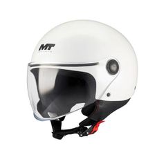 Κράνος Μηχανής Ανοιχτό MT Street S Pure A0 άσπρο gloss