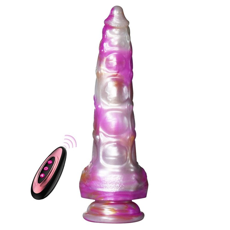 Vibrator - Crystal Pulse Heating - Thrusting Dildo