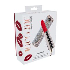 Sparkle - Lipstick Vibrator with 4 Attachments - Iridescent-thumb-4