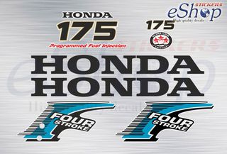 Αυτοκόλλητα σετ για Honda BF 175 Hp έκδοση 2006