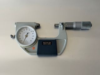 Μικρόμετρο με Ρολόι Ακριβείας Mitutoyo 510-122 (25-50mm / 0.001mm) Passameter IP54