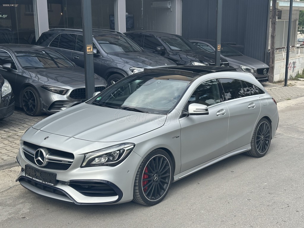 Mercedes-Benz CLA 45 AMG Shooting Brake 2019 ΜΟΝΑΔΙΚΟ Special Edition Polar Silver Per AMG Facelift