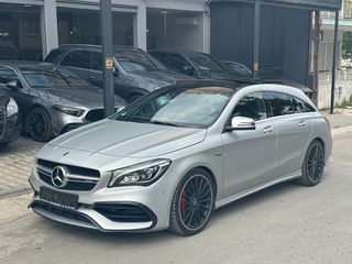 Mercedes-Benz CLA 45 AMG Shooting Brake 2019 ΜΟΝΑΔΙΚΟ Special Edition Polar Silver Per AMG Facelift-thumb-1