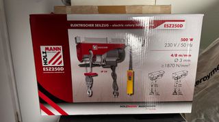 Ηλεκτρικό παλάγκο HOLZMANN ESZ250D 250kg με περιστρεφόμενο μπράτσο και βάση στήριξης