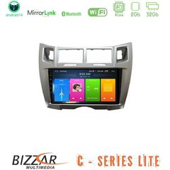 Bizzar C Series Lite 4Core Android14 2+32GB Toyota Yaris Navigation Multimedia Tablet 9" (Ασημί Χρώμα)
