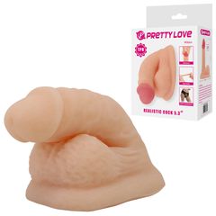 Pretty Love - Wildon Ultra Realistic and elastic dildo 10 cm natural