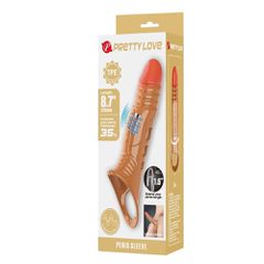 Pretty Love Vibrating Penis Sleeve-thumb-7