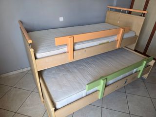 Κουκέτα με συρόμενο κρεβάτι για ενηλικα παιδιά