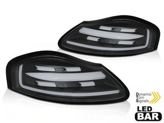 ΦΑΝΑΡΙΑ ΠΙΣΩ LED tail light set Porsche Boxster 986 1996-2004, black base, left and right