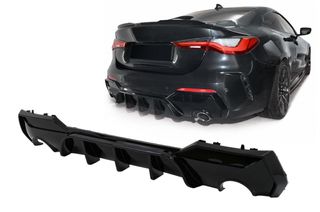 ΠΙΣΩ ΣΠΟΙΛΕΡ Rear Bumper Valance Diffuser BMW 4 Series G22 G23 (2020-up) Piano Black
