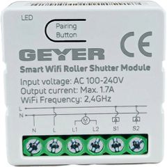 Έξυπνο Module Ρολών WiFi για Ηλεκτρικά Ρολά & Τέντες GEYER GS-SHUTTER