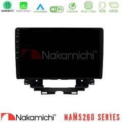 Nakamichi NAM5260 Series 4Core Android13 4+64GB Renault Kangoo / Nissan Townstar Navigation Multimedia Tablet 10" Με Carplay