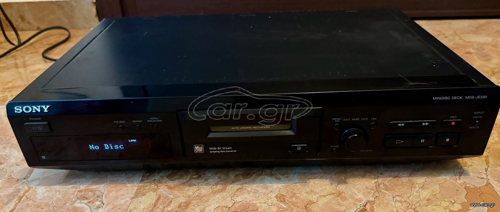 Sony minidisc deck recorder MDS-JE330