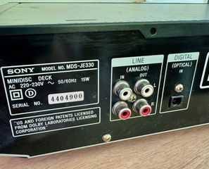 Sony minidisc deck recorder MDS-JE330-thumb-1