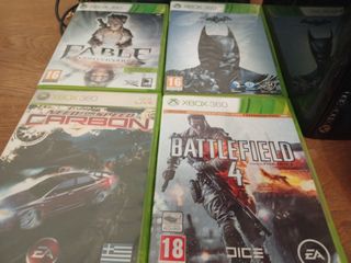 Xbox 360 + 6 Games-thumb-1