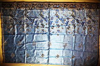 Eσάρπα Μετάξι original 100% Silk 1,20 Χ 0,95m Παρεο Φουλάρι κασκόλ SAR136