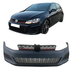 Προφυλακτήρας Golf 7 look golf 7.5 gti μαζί με φώτα ημέρας μάσκα και όλα τα παρελκόμενα έτοιμος για βαφή