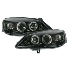 ΦΑΝΑΡΙΑ ΕΜΠΡΟΣ LED Tuning headlight Opel Astra G (1998-2004) led angel eyes - CCFL