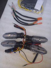 LED φωτα ημερας & φλας honda, suzuki, yamaha, kawasaki, 100mm