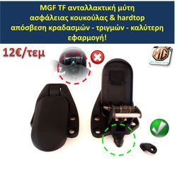 MGTF MGF F TF hardtop κουκούλα τζάμι θερμαινόμενο ανεμοθραύστης κάλυμμα λάστιχα - ανταλλακτικά MG Athens parts-thumb-16