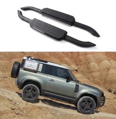 ΣΚΑΛΟΠΑΤΙΑ SIDE STEP RUNNING BOARDS for LAND ROVER DEFENDER 90 L663 2020+ (Black)
