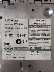 BMW e46 Business CD Ραδιο-thumb-5