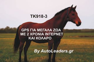 Φορητή συσκευή Gps tracker 4G για ζώα με μπαταρία 20.000 mAh μαζί με κάρτα sim με 2 χρόνια internet και την ειδική θήκη κολάρο για το Gps ΤΚ918-3