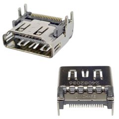 Υποδοχή σύνδεσης HDMI - HDMI Socket V1 Port Connector 19-pin για κονσόλα Sony PlayStation 5 PS5 CFI-1016a 1016b 1116a 1116b 1216a 1216b 24082036 ( Κωδ.1-GAME302 )