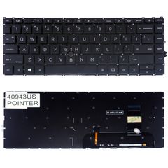 Πληκτρολόγιο - Laptop Keyboard για HP EliteBook 840 G7 176X4EA 1J6F6EA 845 G8 458X7EA M52490-071 M07090-071 M07091-071 US No Frame Pointer Black ( Κωδ.40943USPOINTER )