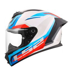 ΚΡΑΝΟΣ F/F LS2 820.08 RAPID III HYPER 22.06 WHITE-BLUE-RED XL