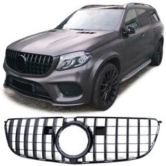 ΜΑΣΚΑ ΕΜΠΡΟΣ Mercedes GLS X166 2015-2019 GT-R Panamericana Design Black