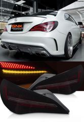 ΦΑΝΑΡΙΑ ΠΙΣΩ LED Taillights MERCEDES CLA C117 13-19 / X117 14-19 BLACK RED SMOKE fits