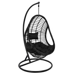 ΚΡΕΜΑΣΤΗ ΠΟΛΥΘΡΟΝΑ ΦΩΛΙΑ CALLIE HM5541.02 ΜΕ ΜΑΥΡΟ WICKER & ΜΑΞΙΛΑΡΙΑ Φ105Χ195Υ εκ.
