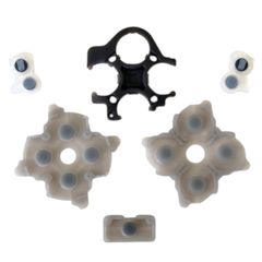 Σετ Μεμβράνες Κουμπιών - Silicone Conductive Rubber Adhesive Button Pads για χειριστήριο Sony Playstation 5 PS5 Gamepad DualSense Edge Controller V3.0 & V4.0 BDM-030 BDM-040 6pcs ( Κωδ.1-GAME315 )