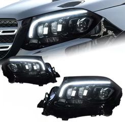 ΦΑΝΑΡΙΑ ΕΜΠΡΟΣ LED Headlight Mercedes-Benz GLS LED Laser Sequential Turn Signals, Daytime Running Lights, And Bi-xenon Projector Lenses 2014-2019