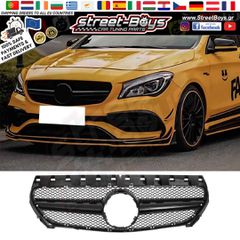 ΜΑΣΚΑ ΠΡΟΦΥΛΑΚΤΗΡΑ [AMG TYPE] ΓΡΙΛΙΑ ΜΠΡΟΣΤΑ ΠΡΟΦΥΛΑΚΤΗΡΑ MERCEDES BENZ CLA W117 C117 X117 | Street Boys - Car Tuning Shop |