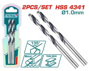 TOTAL TAC1200014 ΕΠΑΓΓ. ΤΡΥΠΑΝΙ HSS DIN4341 1mm 2τεμ