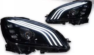 ΦΑΝΑΡΙΑ ΕΜΠΡΟΣ LED Headlights Mercedes Benz W204 2007-2010 LED Headlight DRL Signal Porjector-thumb-1